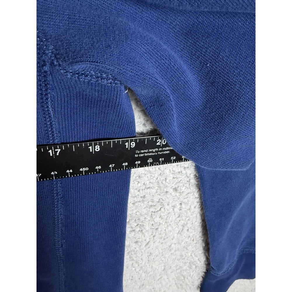 Vintage Y2K Abercrombie & Fitch Men's Blue Henley Pullover Sweatshirt Size M - Picture 4 of 6